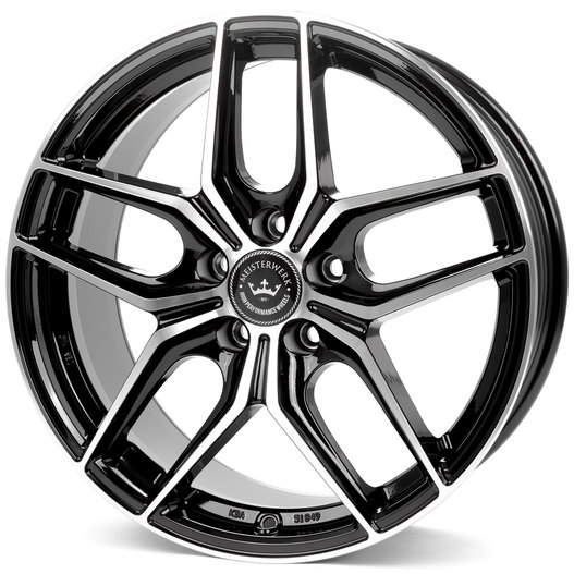 Meisterwerk Wheels MW02 black polished